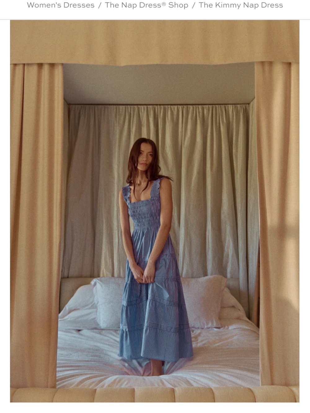 Hill House Kimmy Nap Dress - M - Picture 3 of 12